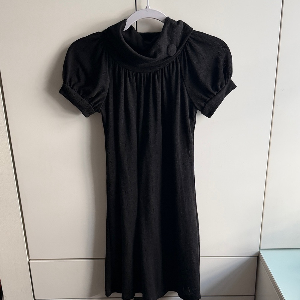 Ruby Rox Black Cowl Neck Dress Size S